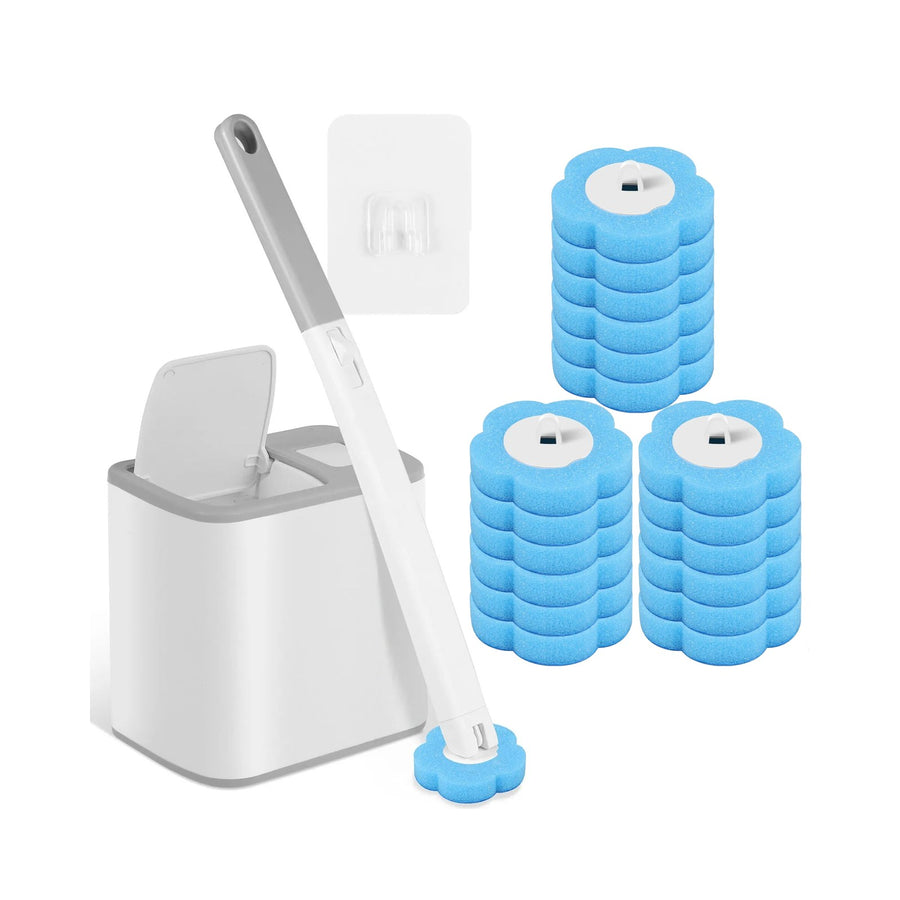 Tidy Spark · מברשת אסלה עם ראש חדש לכל ניקוי